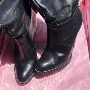 Steve Madden Black Heeled Boots